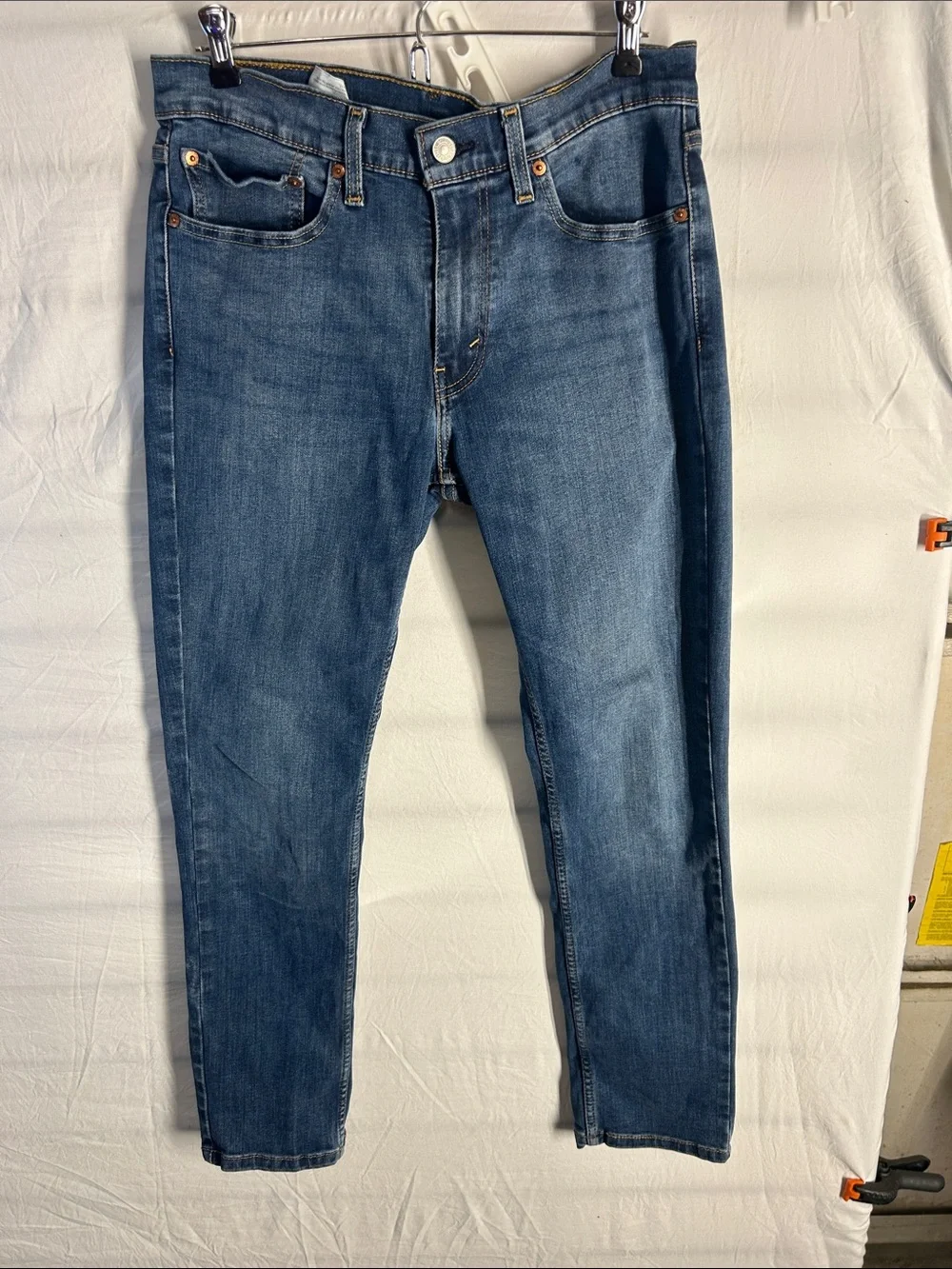 Levi's Men’s Slim Straight Blue Denim Jeans